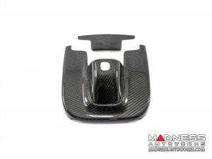 Alfa Romeo Giulia Carbon Fiber Interior Mirror Holder Frame Alfa Romeo Giulia Carbon Fiber Interior Mirror Holder Frame